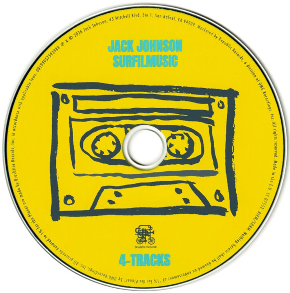 Jack Johnson – SURFILMUSIC (2-CD) Music CD