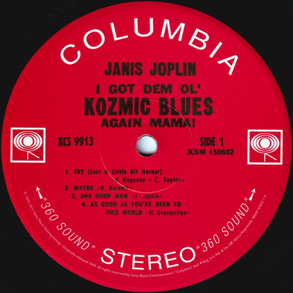 Janis Joplin – I Got Dem Ol' Kozmic Blues Again Mama (LP Vinyl) Vinyl Record