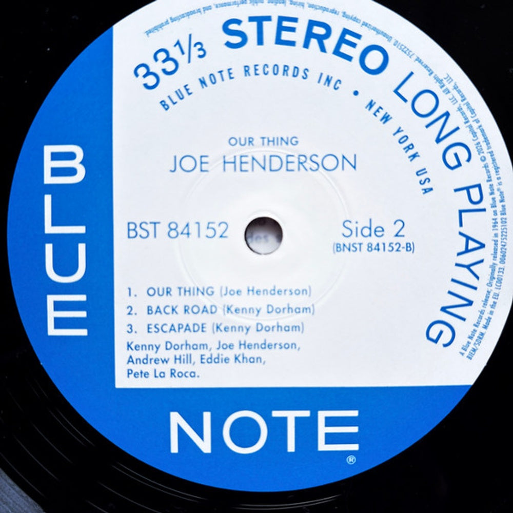 Joe Henderson – Our Thing (LP Vinyl) Vinyl Record
