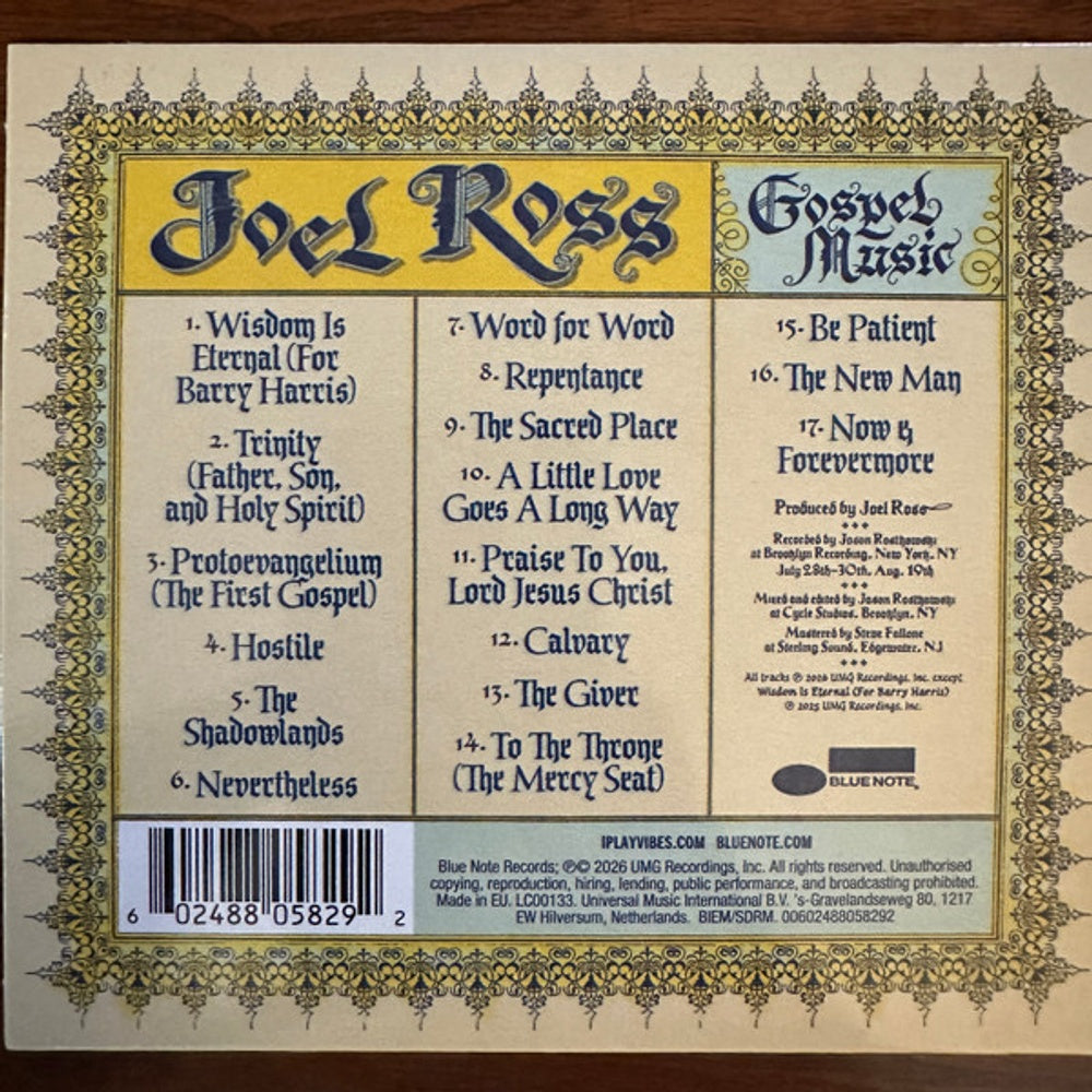 Joel Ross – Gospel Music Music CD