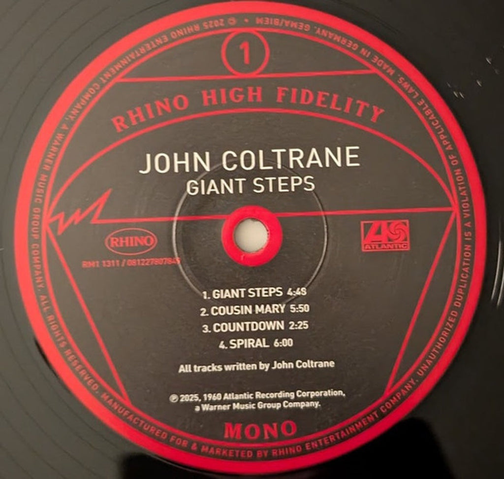 John Coltrane – Giant Steps (LP Vinyl) Vinyl Record