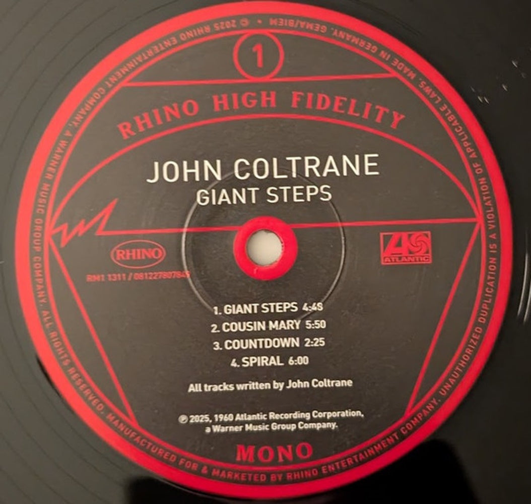 John Coltrane – Giant Steps (LP Vinyl) Vinyl Record