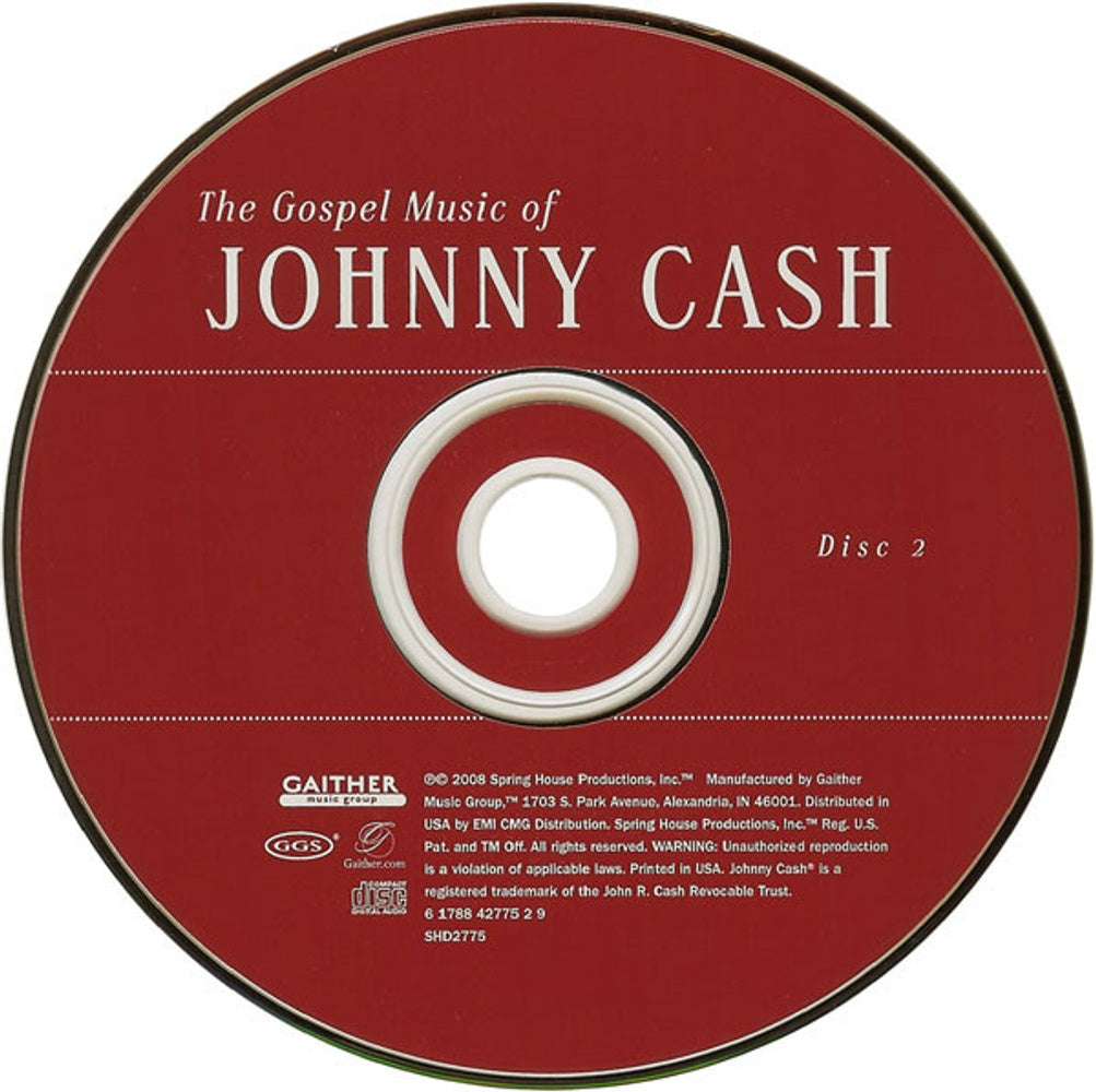 Johnny Cash/Willie Nelson/George Jones – The Gospel Music Of Johnny Cash (2-CD) Music CD