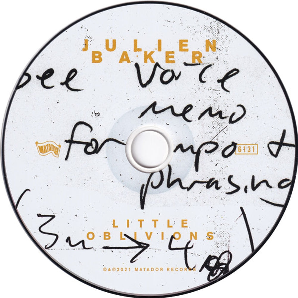 Julien Baker – Little Oblivions Music CD
