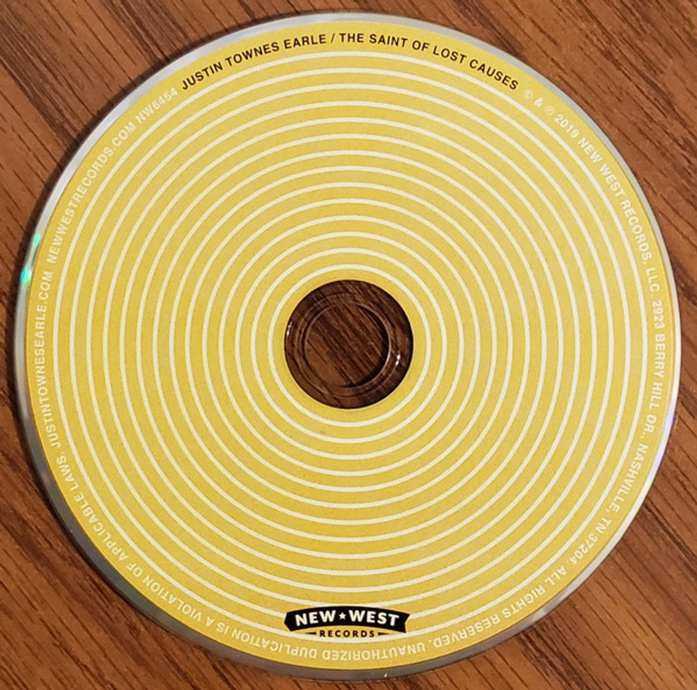 Justin Townes Earle – Saint Of Lost Causes Music CD