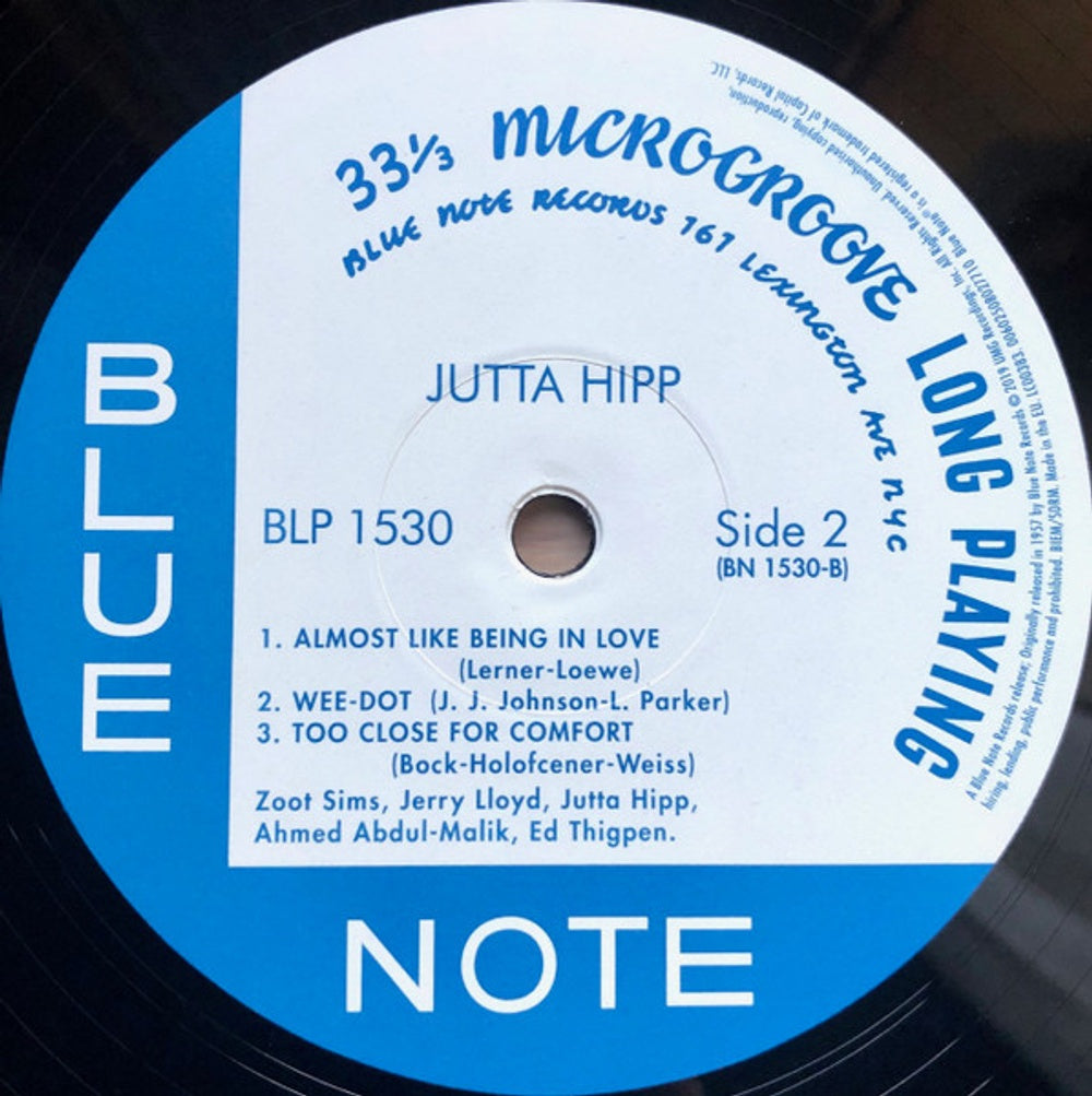 Jutta Hipp – Jutta Hipp With Zoot Sims (LP Vinyl) Vinyl Record
