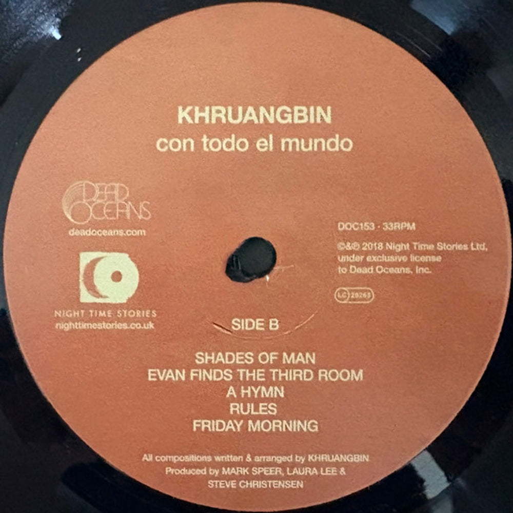 Khruangbin – Con Todo El Mundo (LP Vinyl) Vinyl Record