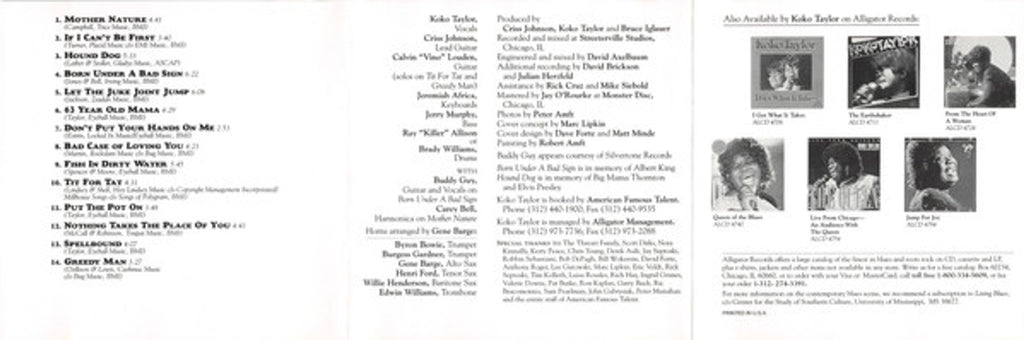Koko Taylor – Force of Nature Music CD