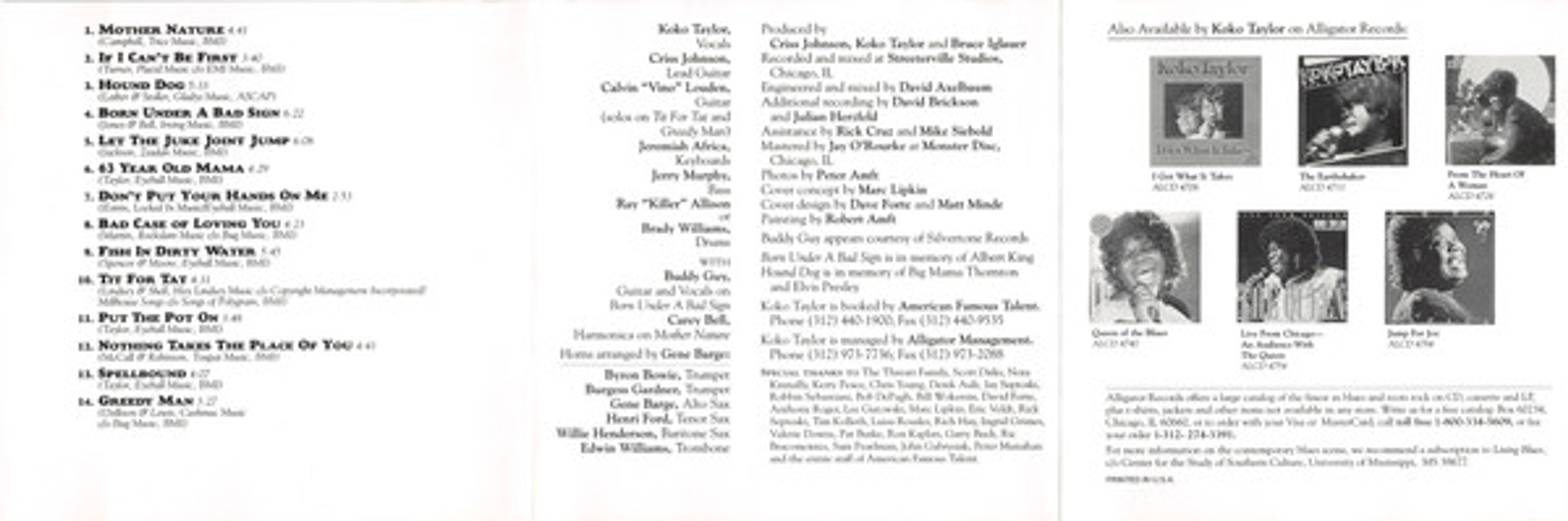 Koko Taylor – Force of Nature Music CD