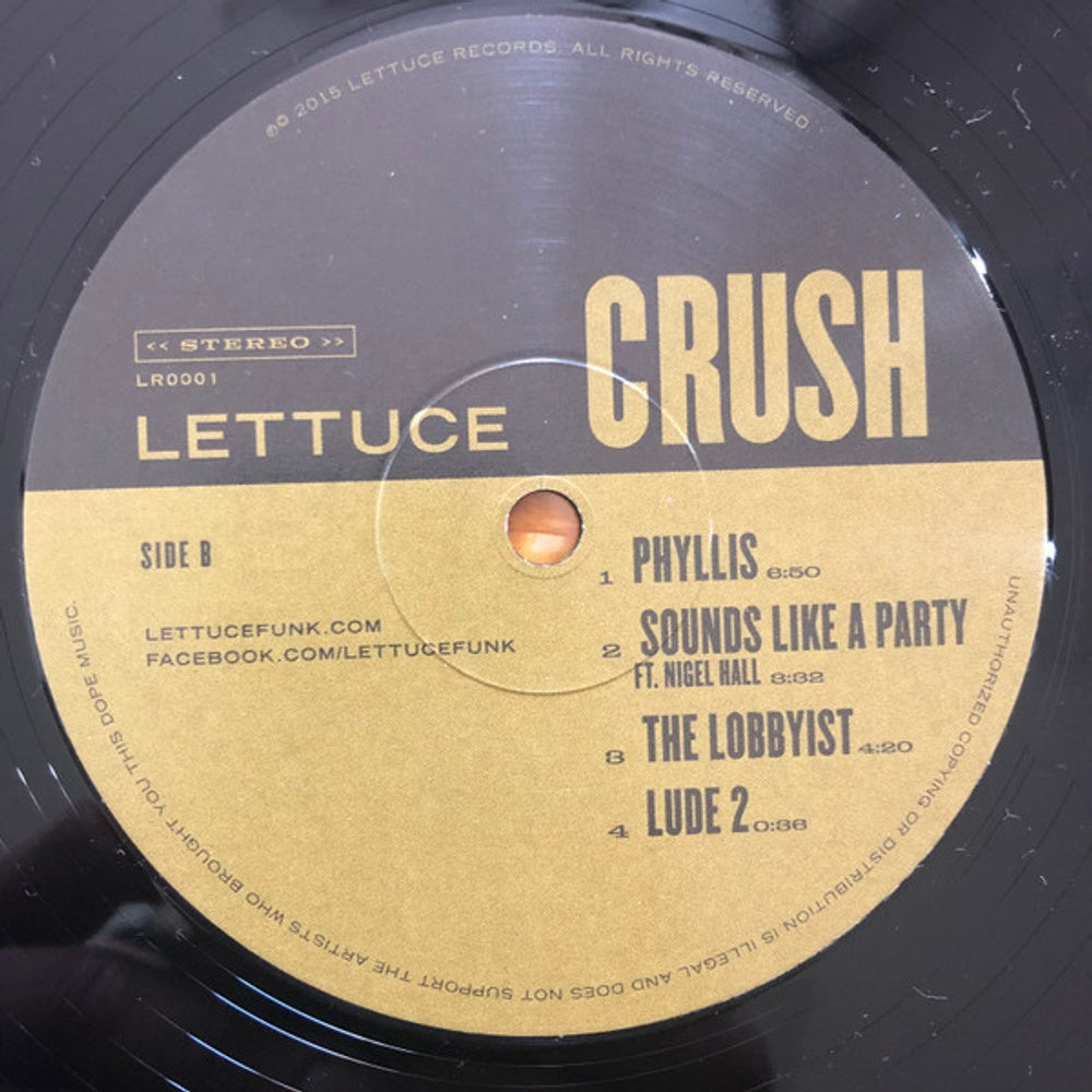 Lettuce – Crush (2-LP Vinyl) Vinyl Record