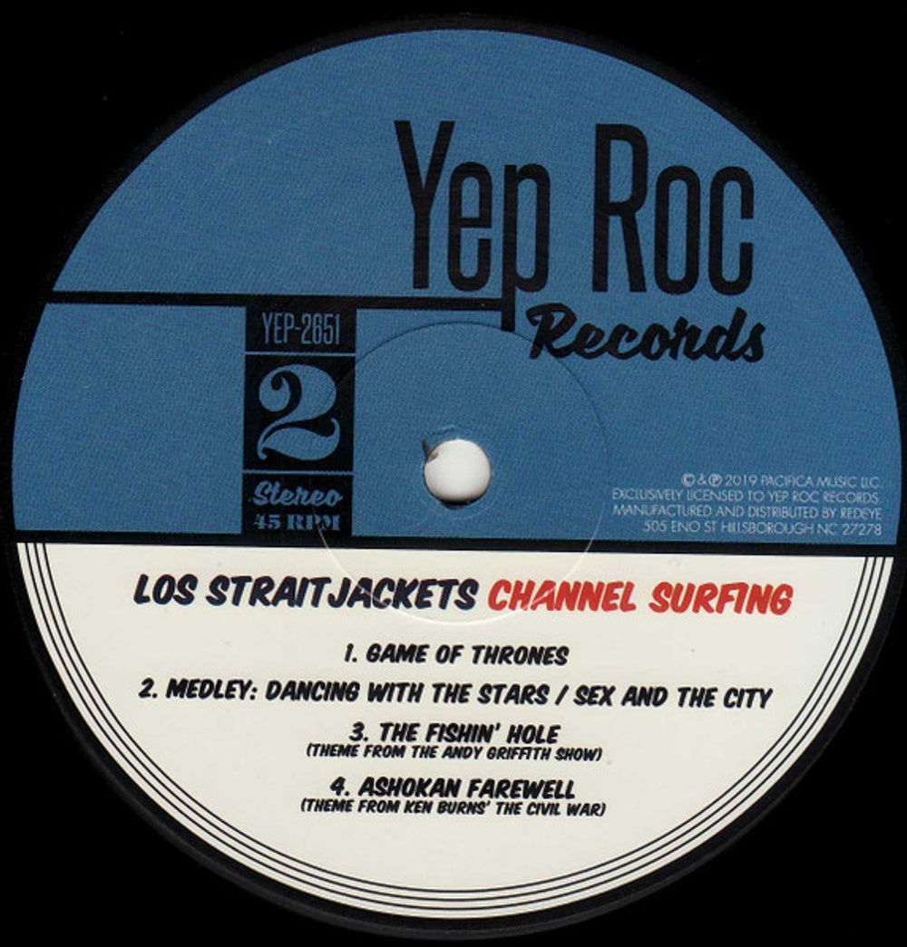 Los Straitjackets – Channel Surfing EP (LP Vinyl) Vinyl Record
