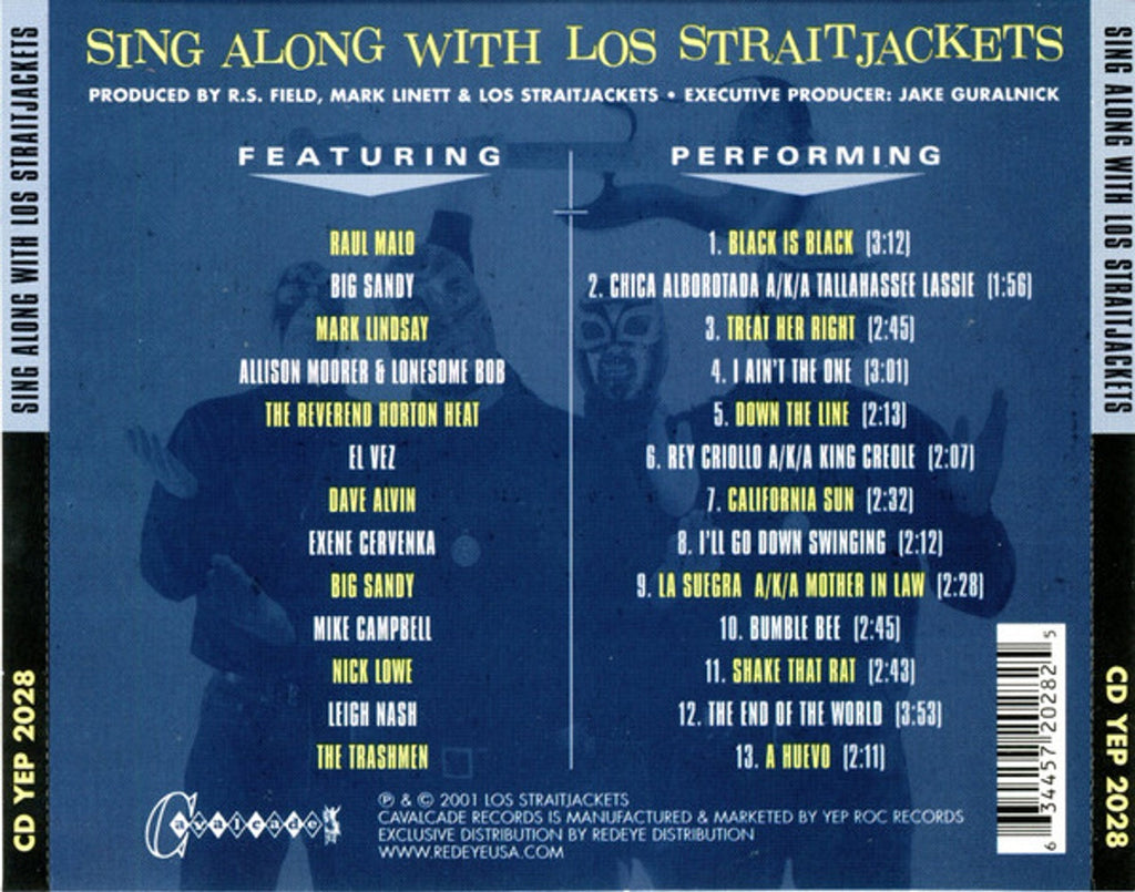 Los Straitjackets – Sing Along With Los Straitjackets Music CD