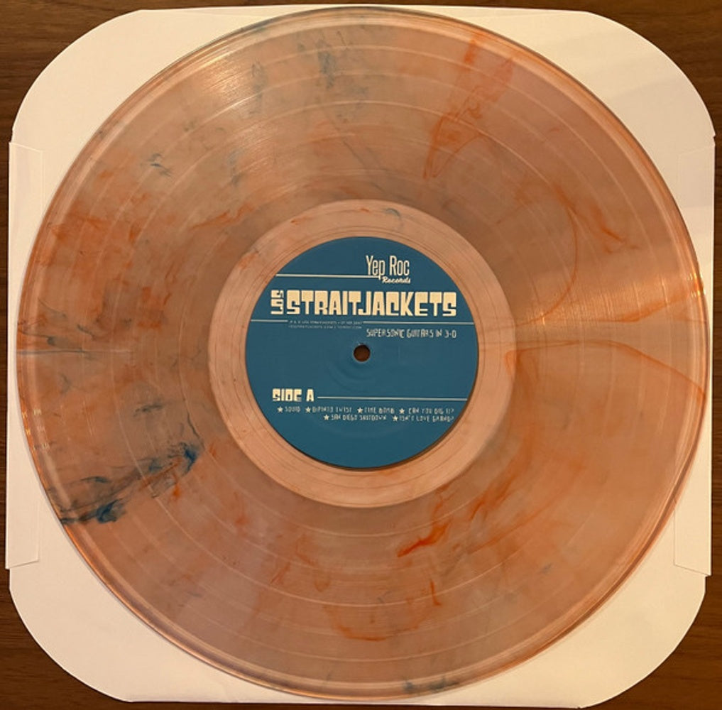 Los Straitjackets – Supersonic Guitars In 3-D (LP Red & Blue Vinyl) Vinyl Record