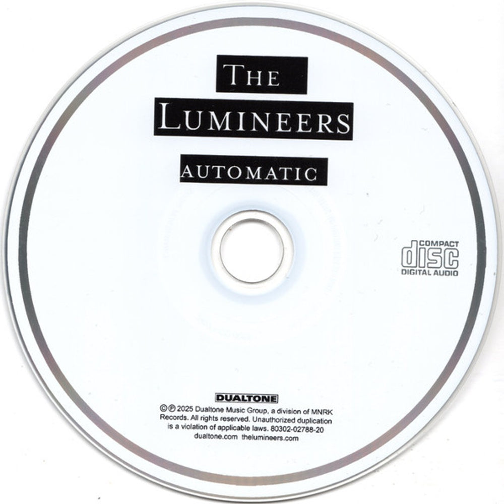 Lumineers – Automatic Music CD