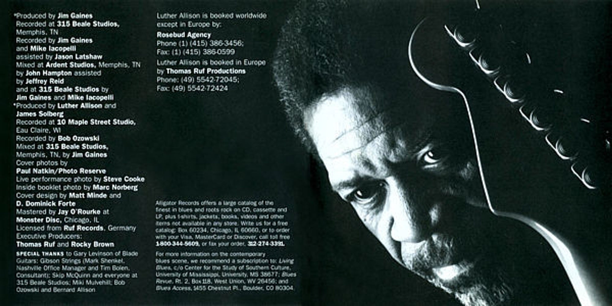 Luther Allison – Blue Streak Music CD