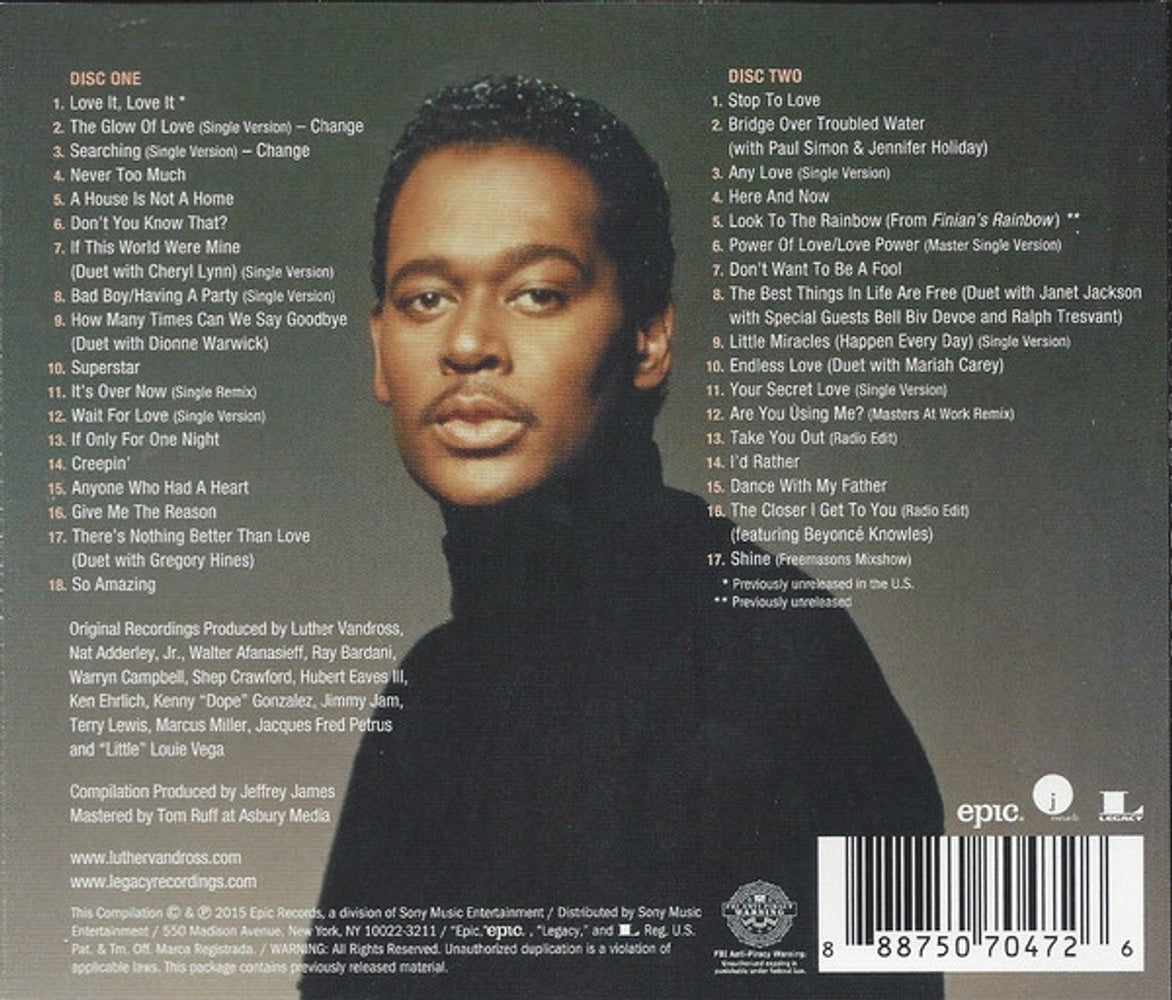 Luther Vandross – Essential Luther Vandross (2-CD) Music CD