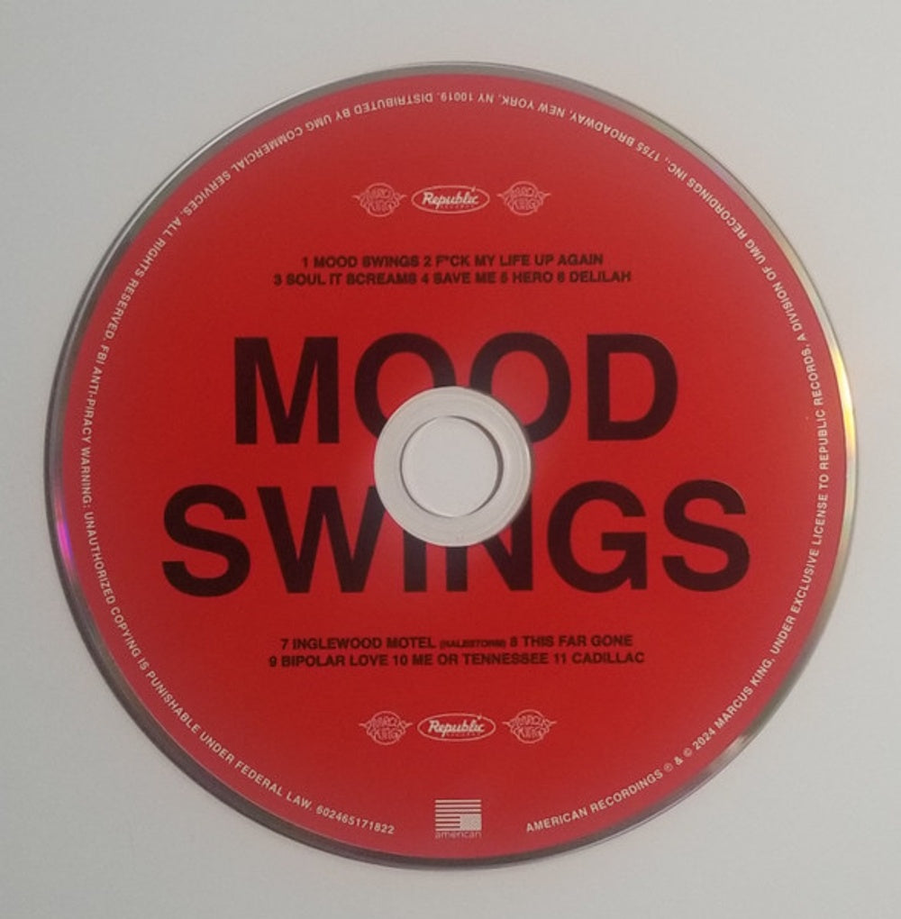 Marcus King – Mood Swings Music CD
