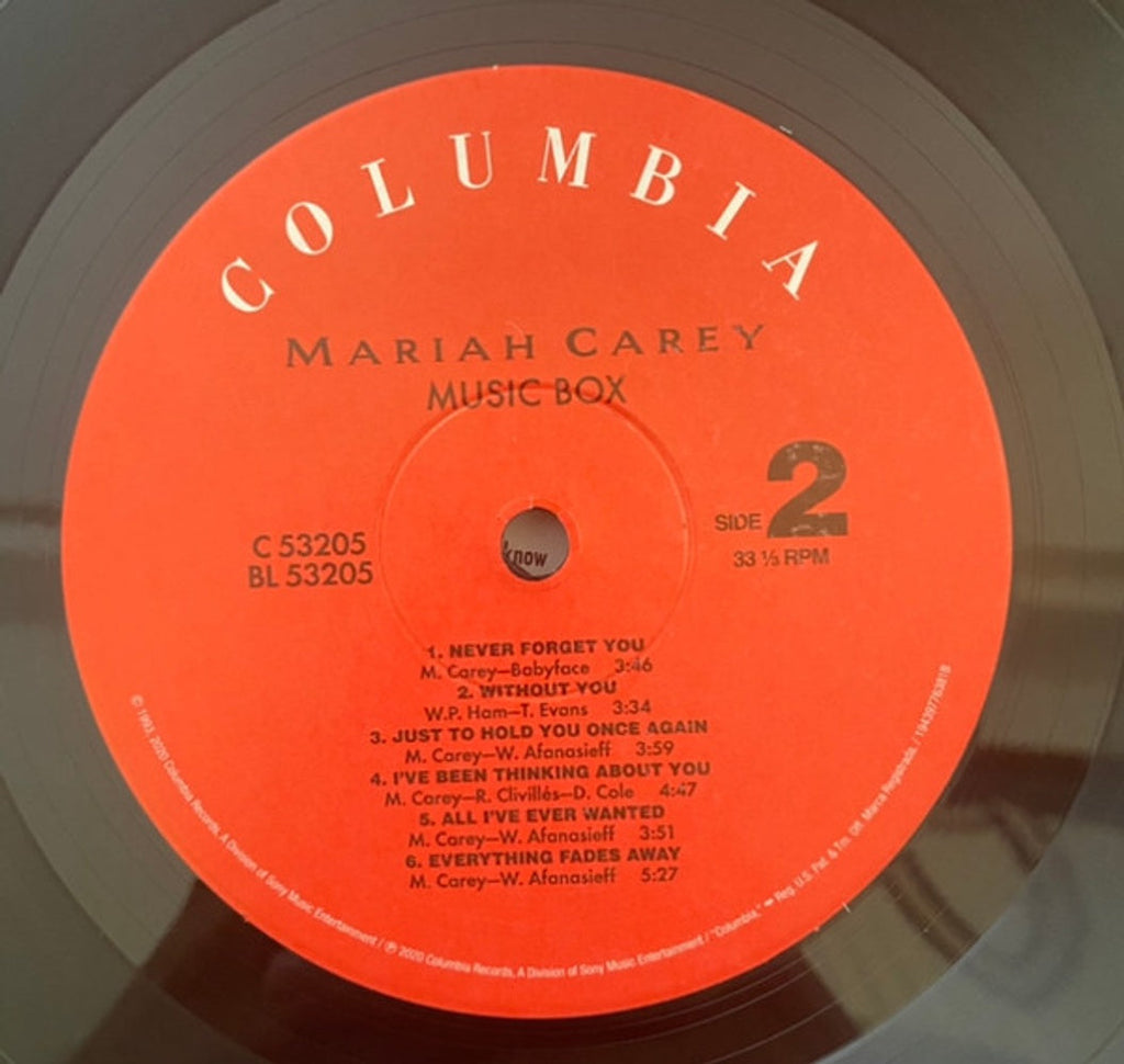 Mariah Carey – Music Box (LP Vinyl) Vinyl Record