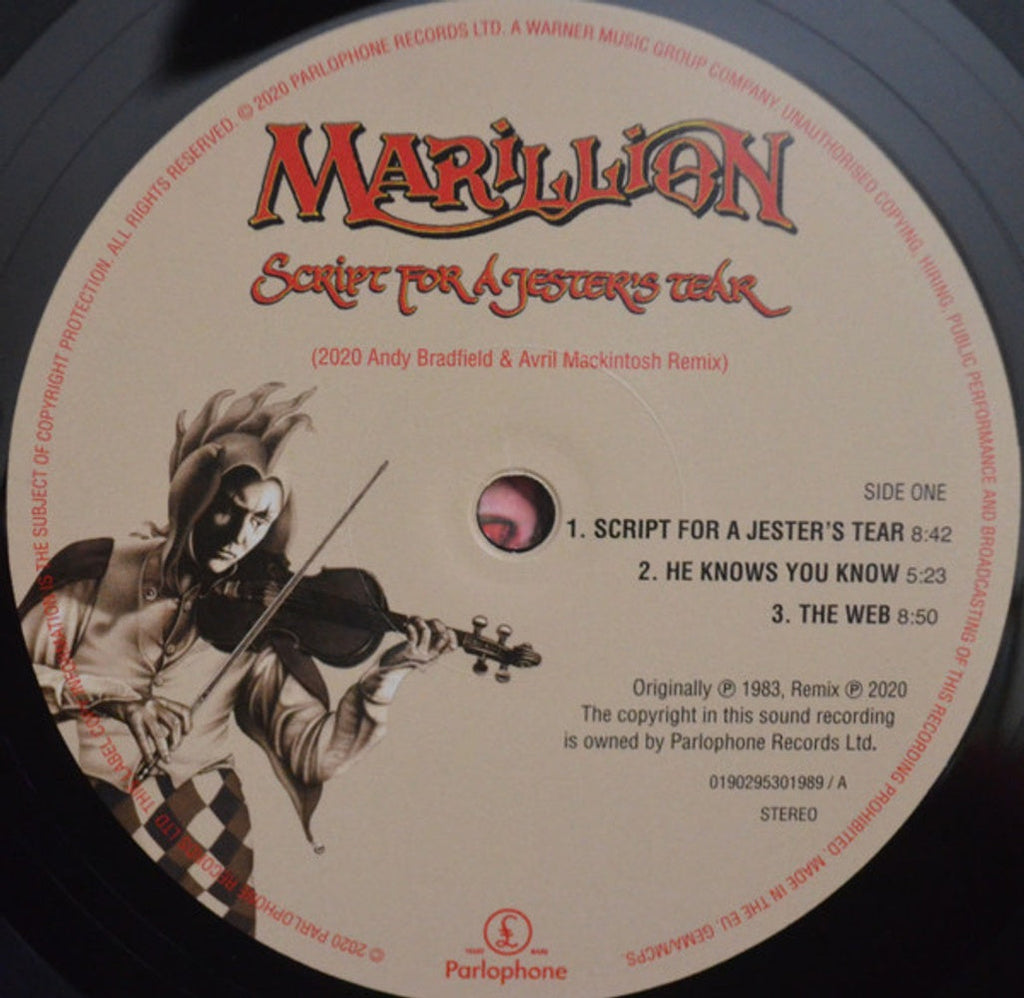 Marillion – Script For A Jester's Tear (LP Vinyl) Vinyl Record