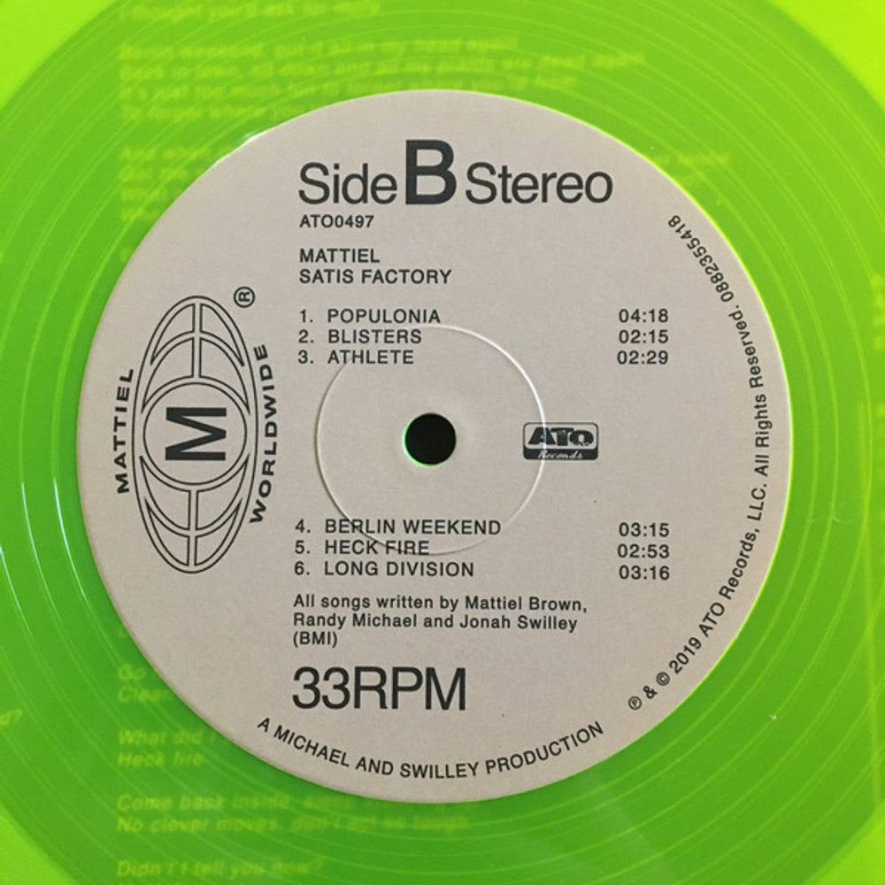 Mattiel – Satis Factory (Green LP Vinyl) Vinyl Record