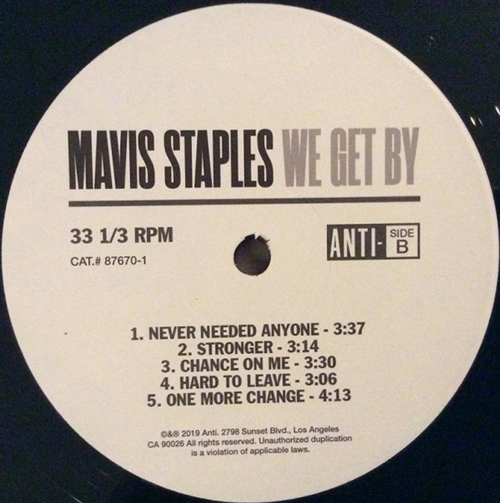 Mavis Staples – We Get By (LP Vinyl) Vinyl Record