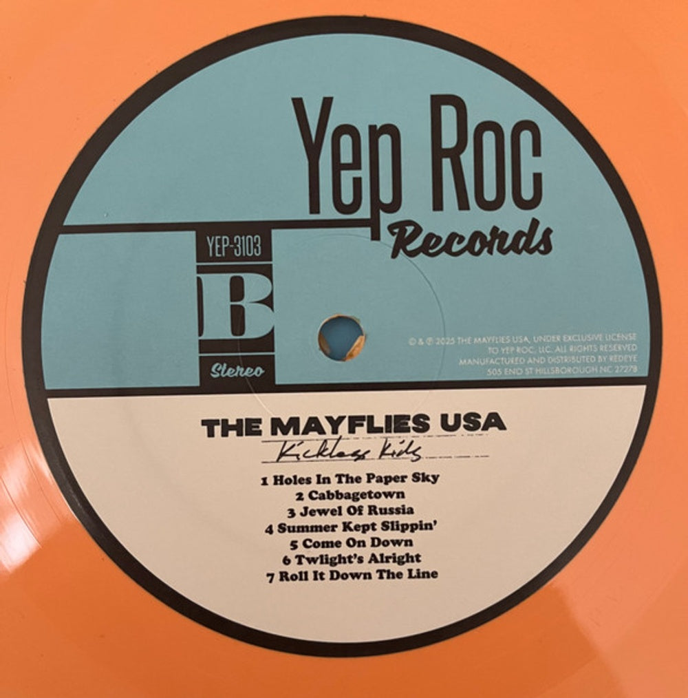 The Mayflies USA – Kickless Kids (LP Peach Vinyl) Vinyl Record