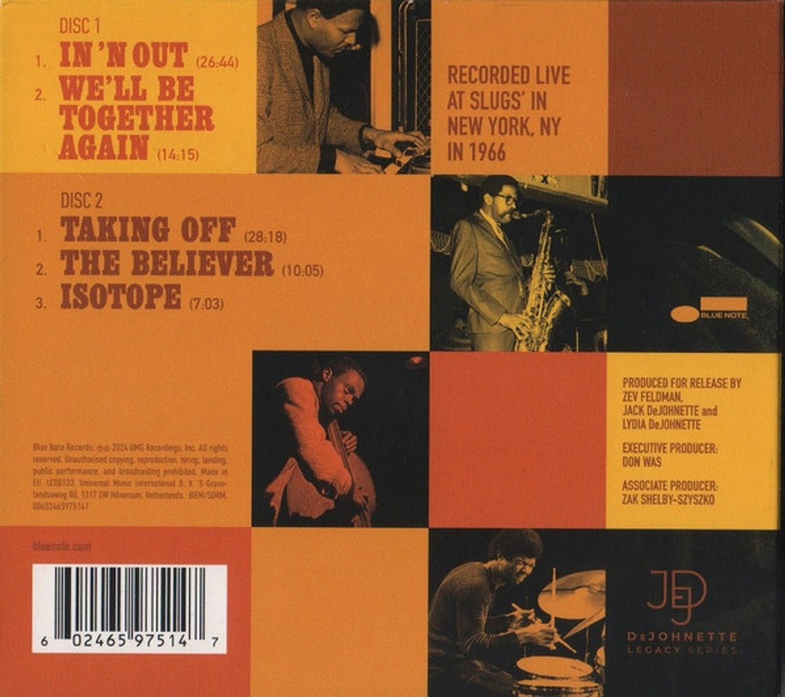 McCoy Tyner / Joe Henderson – Forces Of Nature: Live At Slugs' (2-CD) Music CD