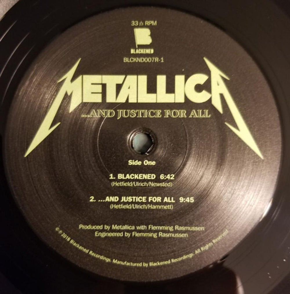 Metallica – ...And Justice For All: Remastered (2-LP Vinyl) Vinyl Record