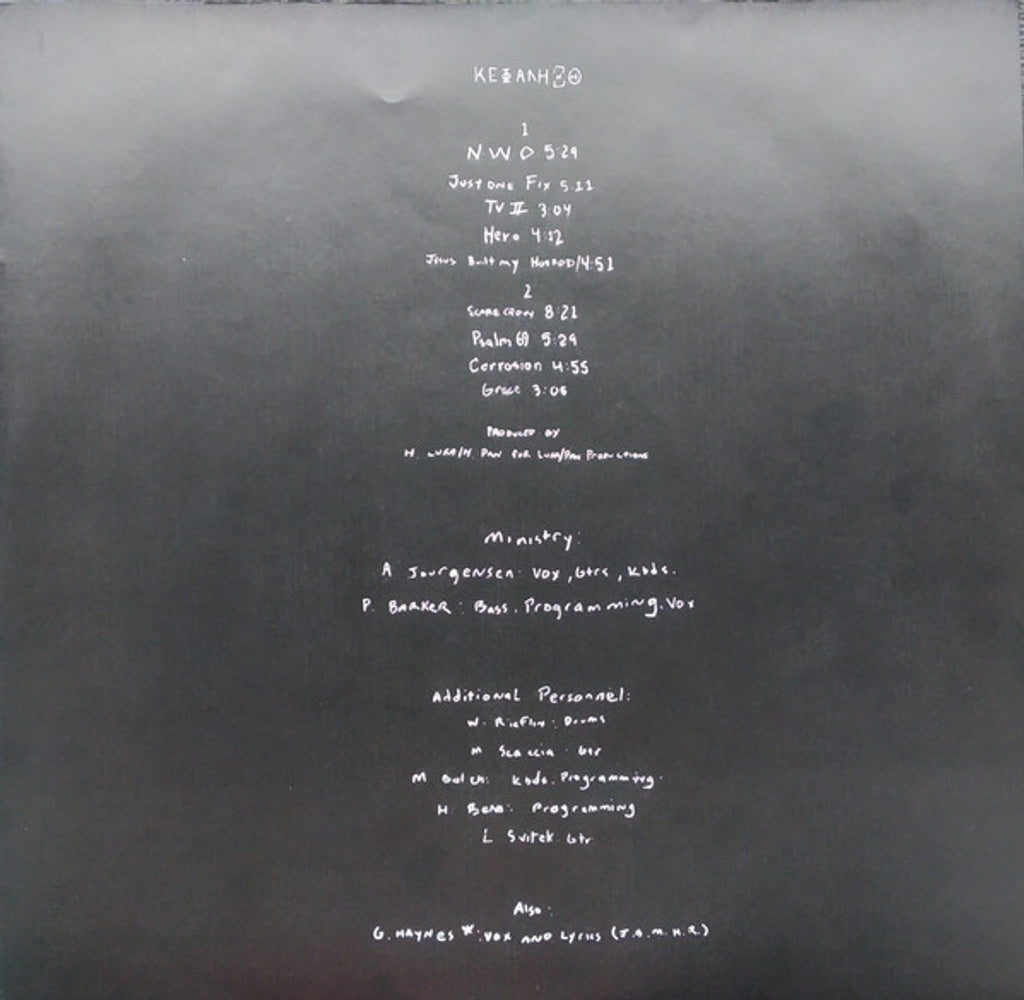 Ministry – KE*A*H** (LP Vinyl) Vinyl Record