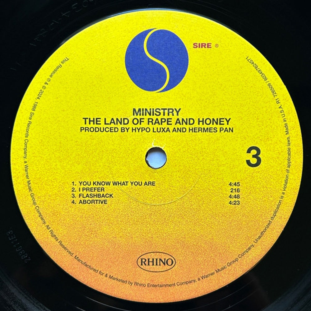 Ministry – Land Of Rape And Honey (2-LP Vinyl) Vinyl Record