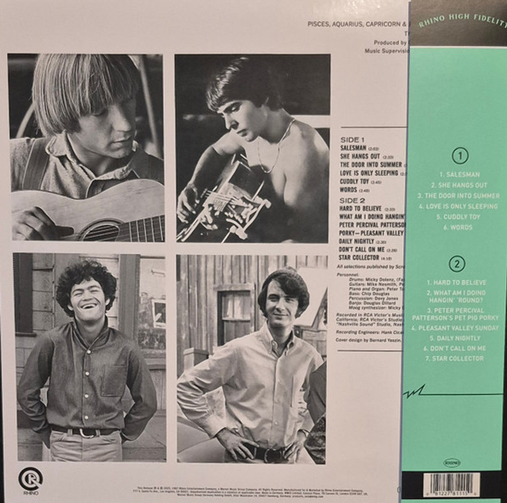 The Monkees – Pisces Aquarius Capricorn & Jones Ltd (LP Vinyl) Vinyl Record