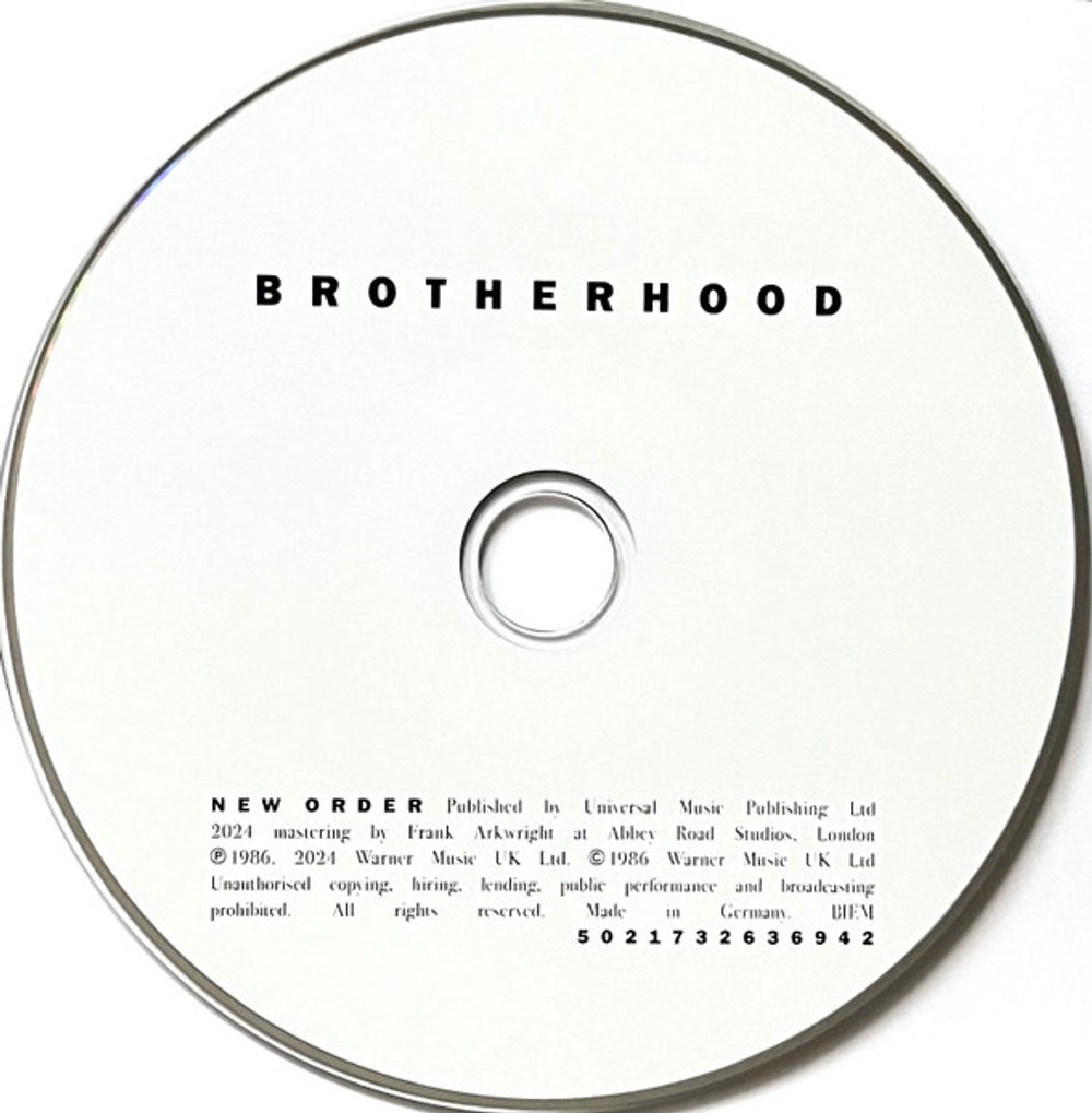 New Order – Brotherhood (2-CD) Music CD