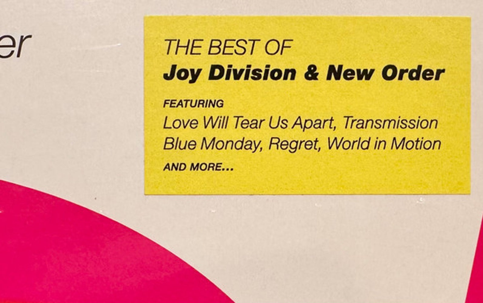 New Order / Joy Division – Total (2-LP Vinyl) Vinyl Record