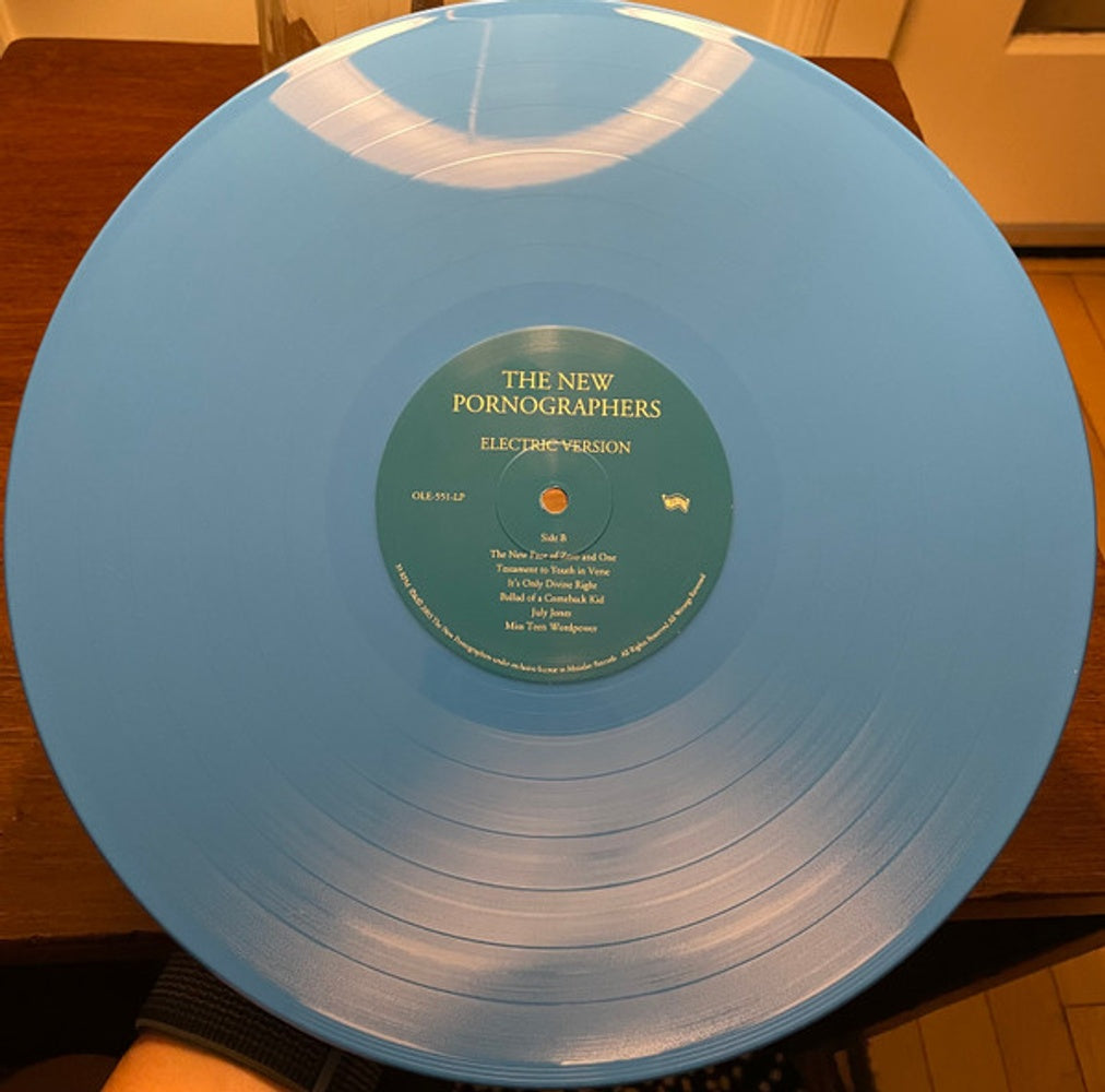 New Pornographers – Electric Version (LP Blue Vinyl) Vinyl Record