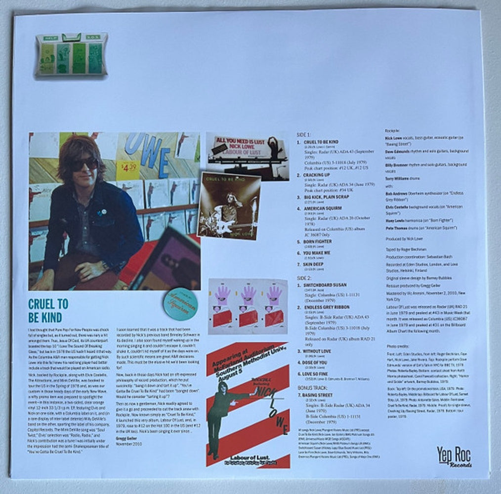 Nick Lowe – Labour Of Lust (LP Vinyl) Vinyl Record