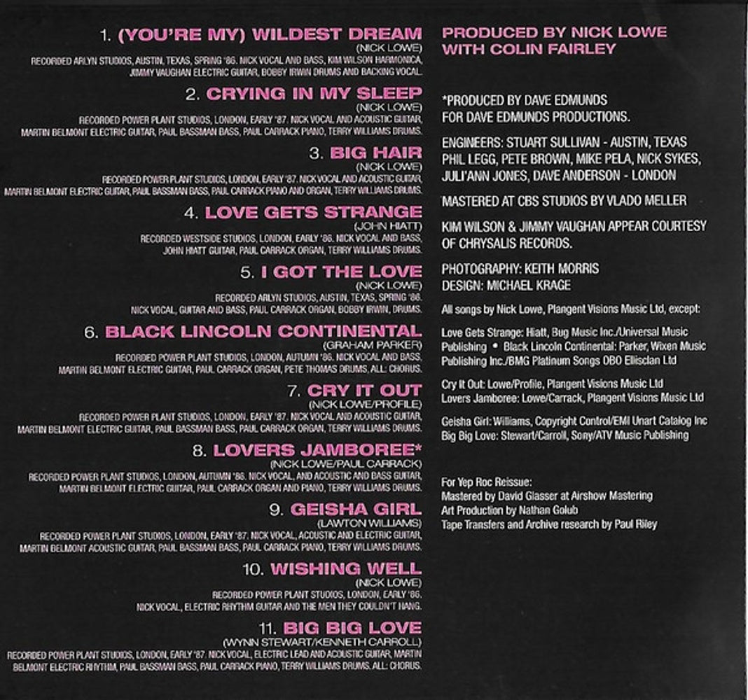 Nick Lowe – Pinker & Prouder Music CD