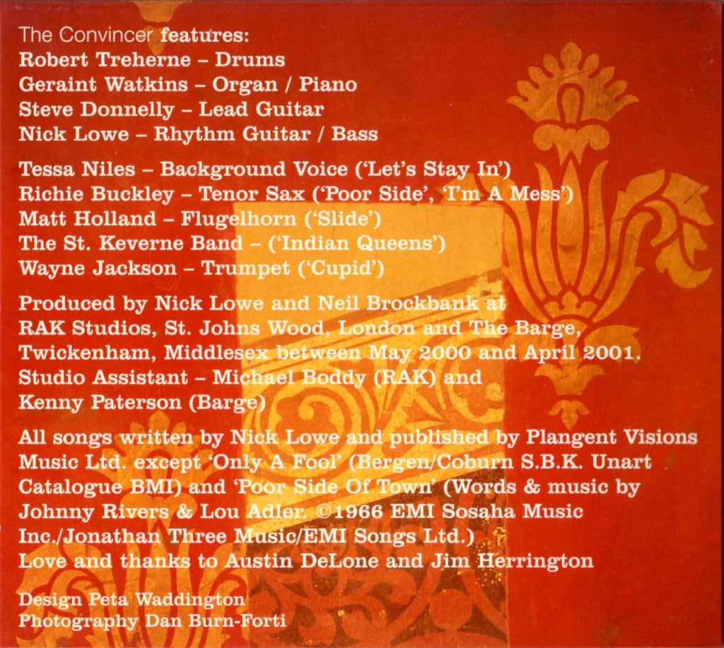 Nick Lowe – The Convincer Music CD