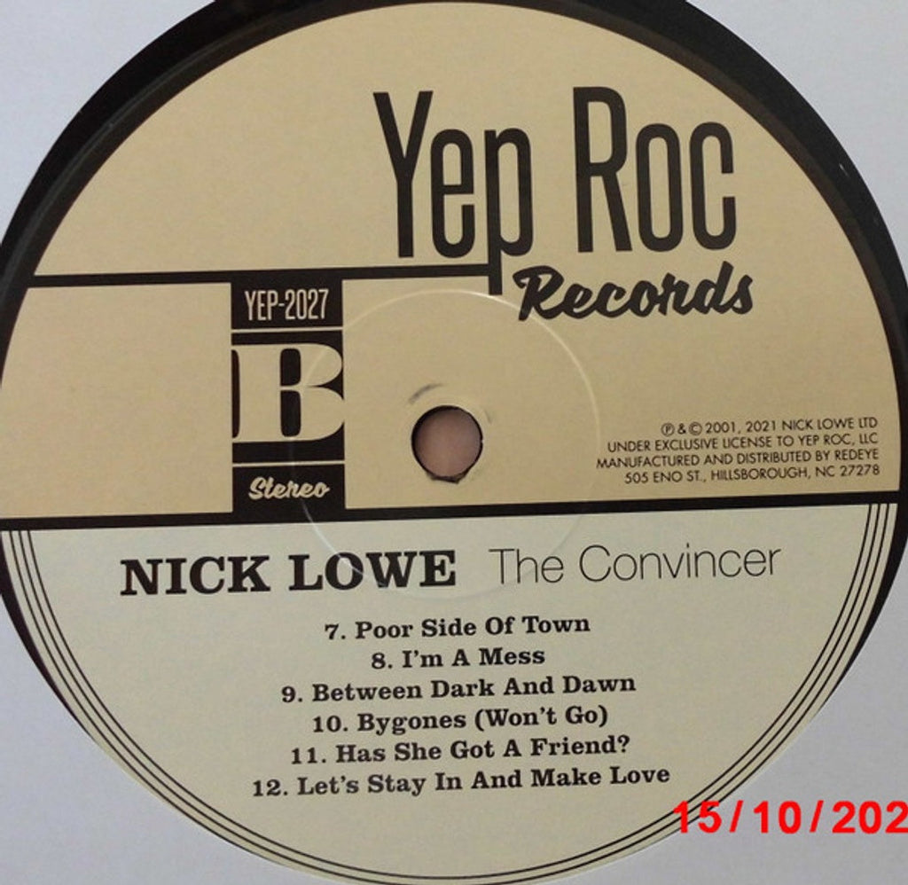 Nick Lowe – The Convincer (LP Vinyl) Vinyl Record