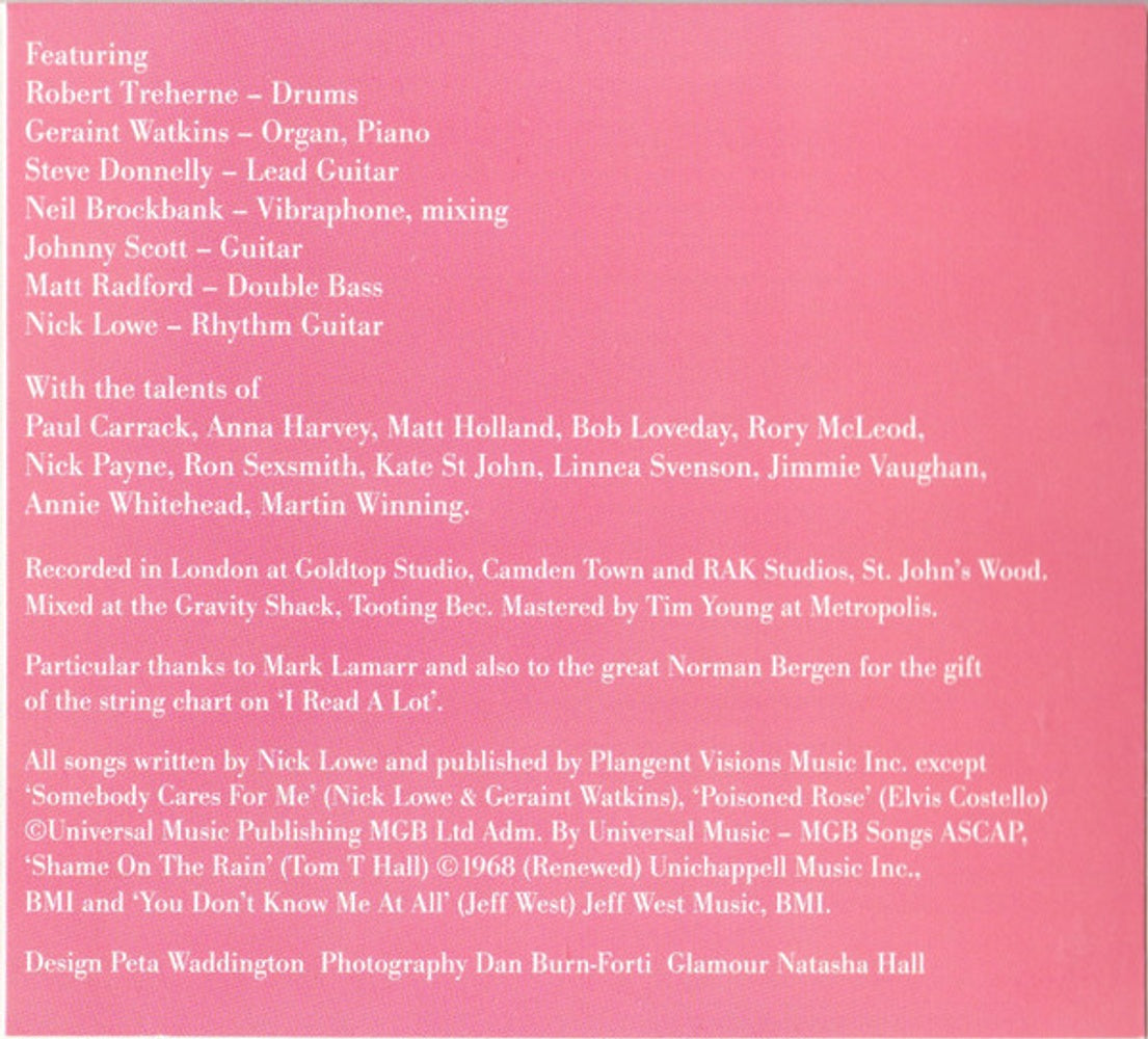 Nick Lowe – The Old Magic Music CD