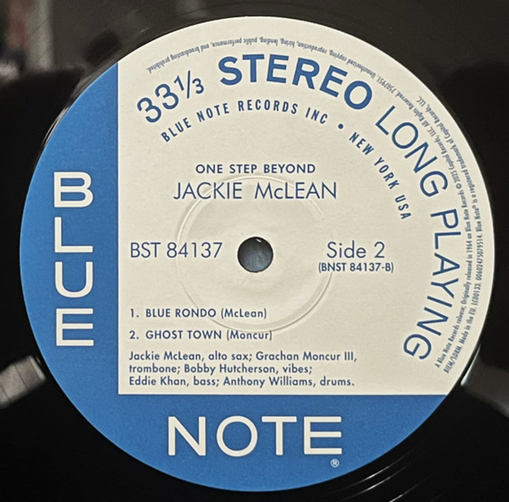 Jackie McLean - One Step Beyond (LP Vinyl) Vinyl Record