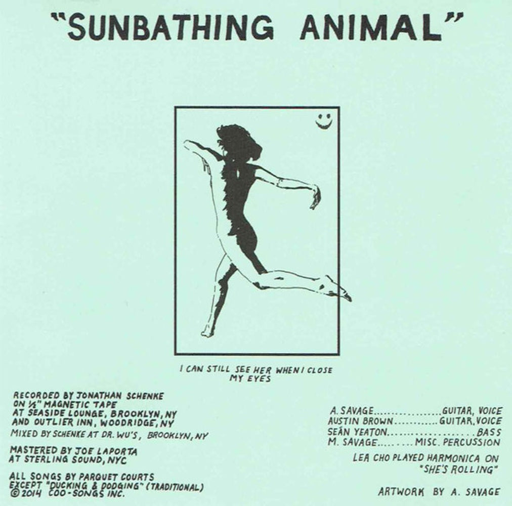 Parquet Courts – Sunbathing Animal Music CD