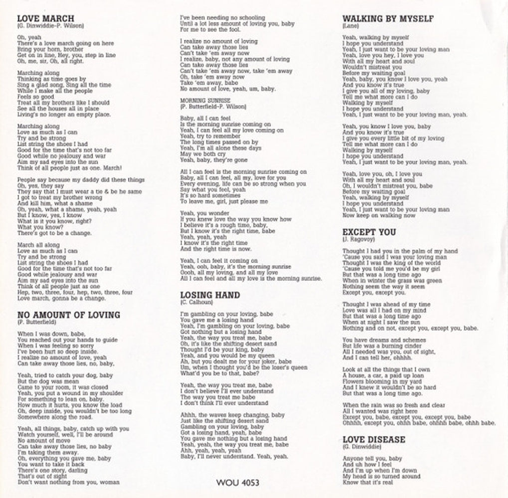 Paul Butterfield Blues Band – Keep on Moving Music CD