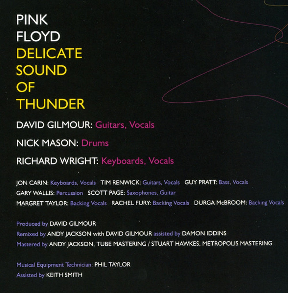 Pink Floyd – Delicate Sound Of Thunder: Remastered (3-LP Vinyl) Vinyl Record