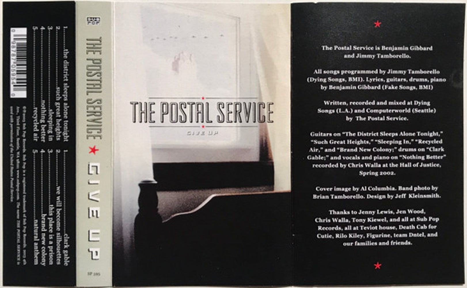 Postal Service – Give Up Music Cassette Tape