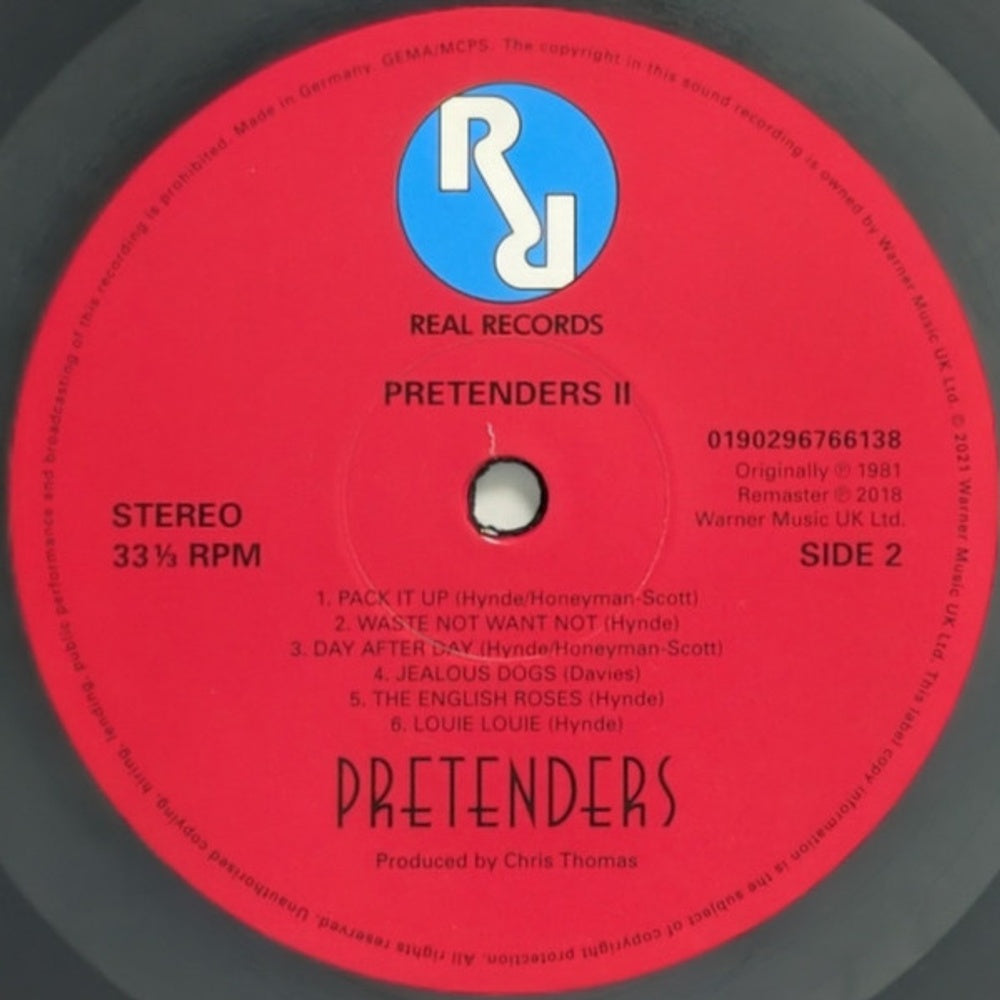 Pretenders – Pretenders II (LP Vinyl) Vinyl Record