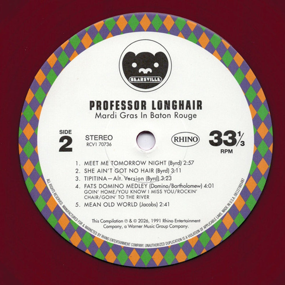 Professor Longhair – The Last Mardi Gras (2-LP Vinyl) Vinyl Record