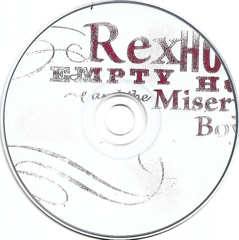 Rex Hobart & Misery Boys – Empty House Music CD