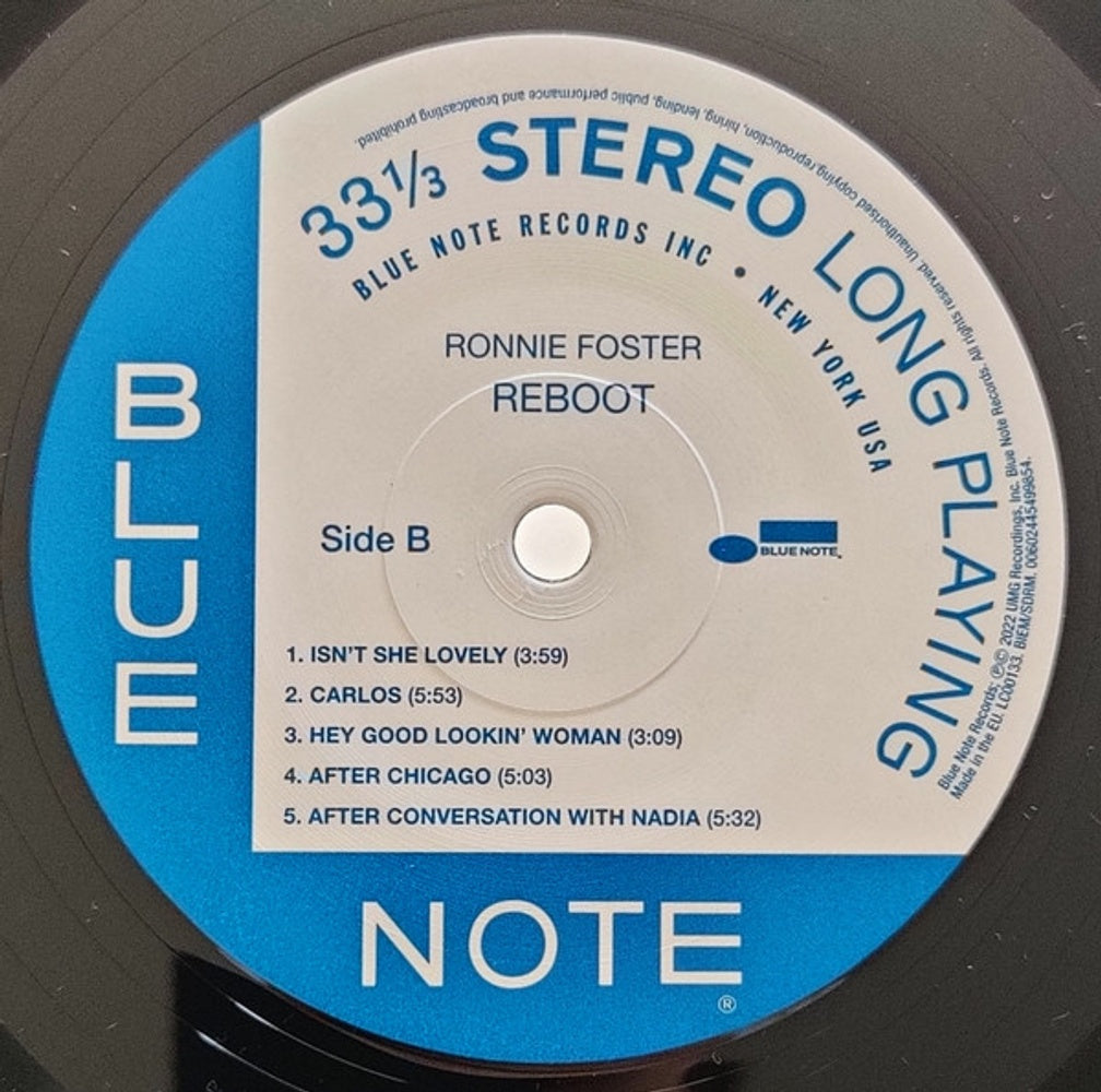 Ronnie Foster – Reboot (LP Vinyl) Vinyl Record