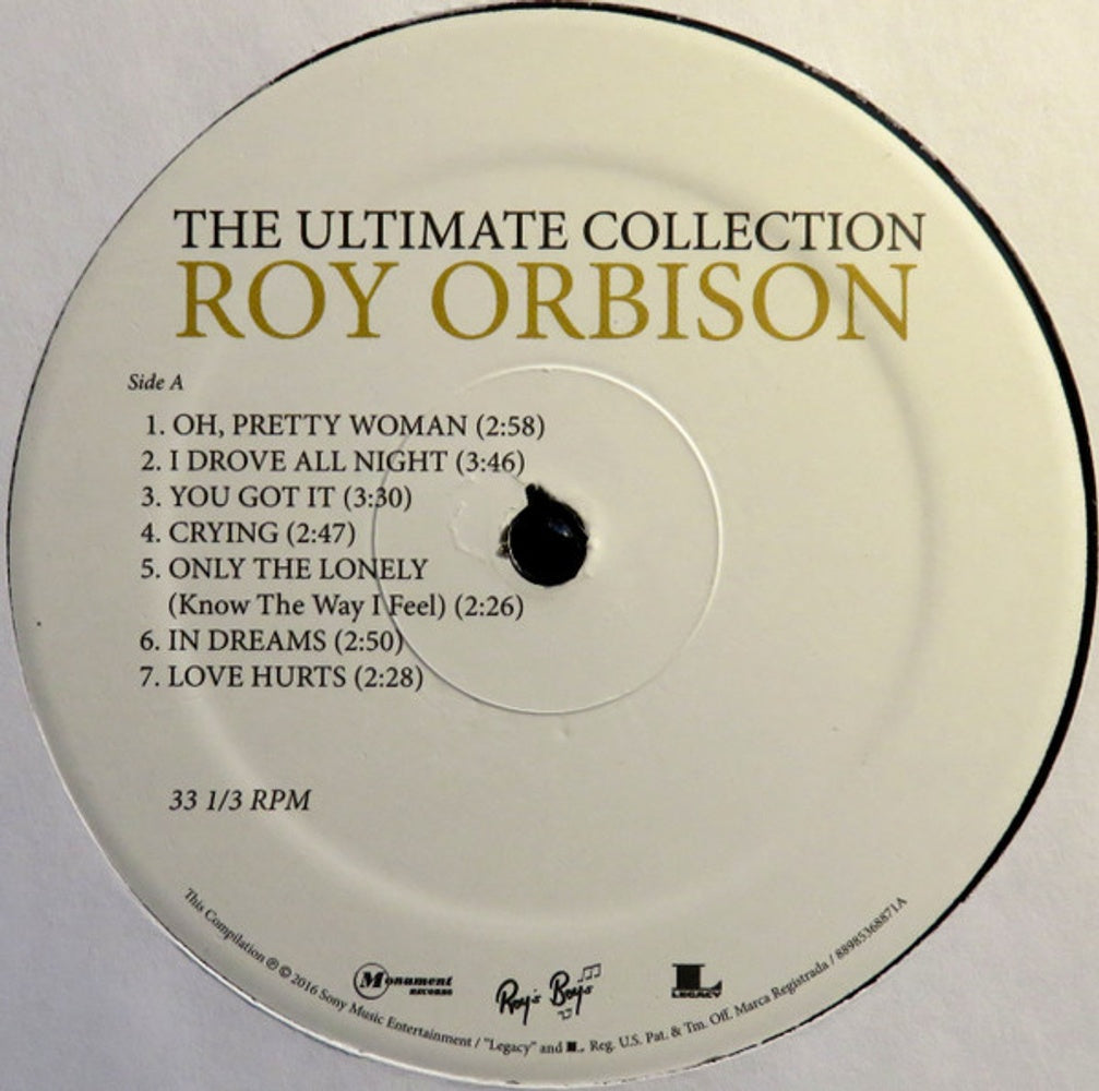 Roy Orbison – The Ultimate Collection (2-LP Vinyl) Vinyl Record