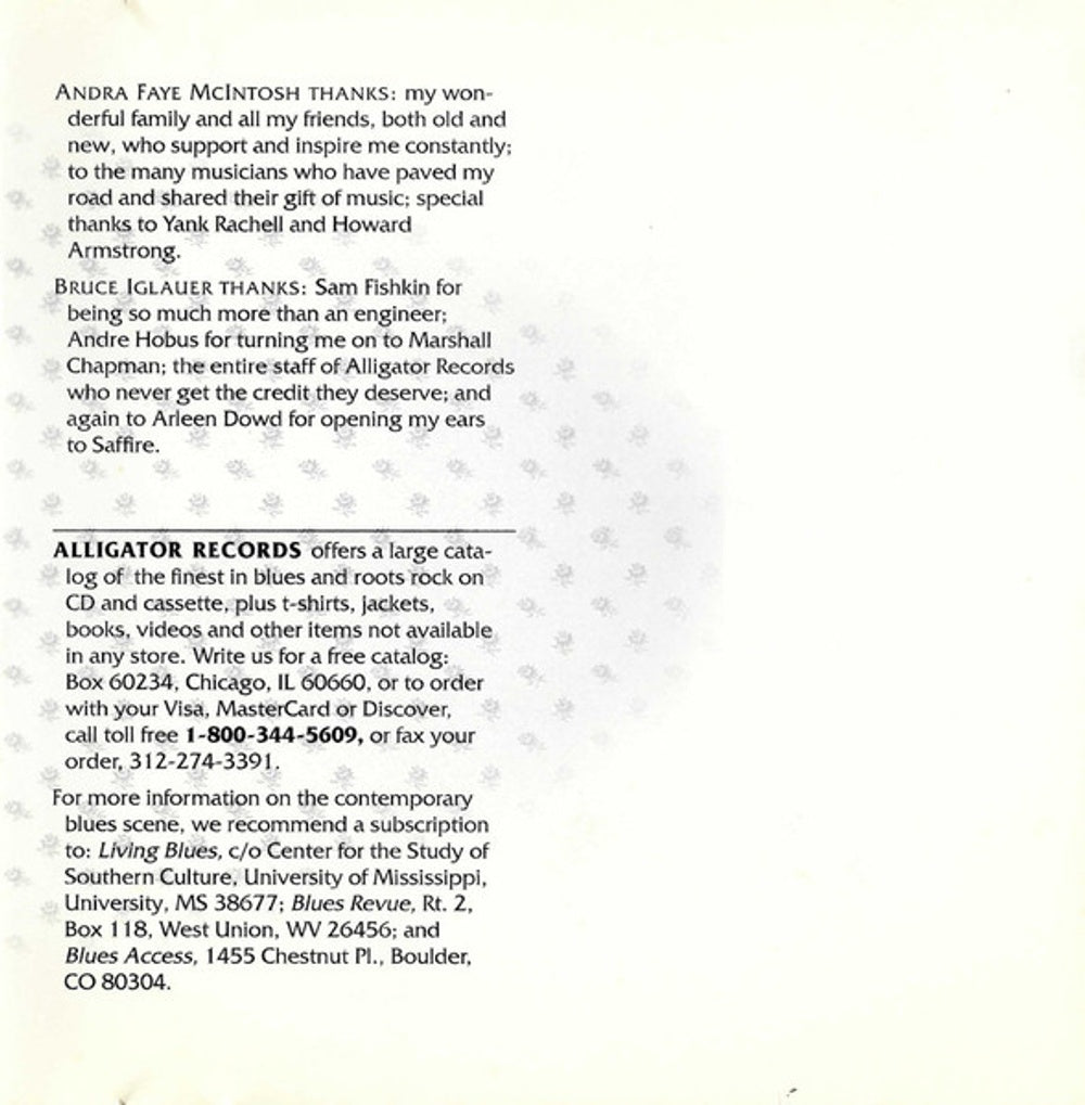 Saffire- The Uppity Blues Women – Cleaning House Music CD